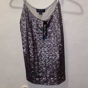 Sequined Tank Top